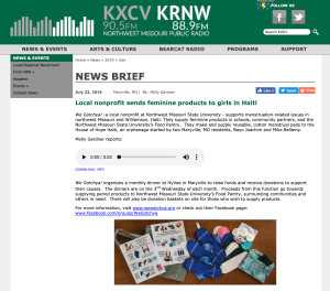 KXCV-KRNW feature story about We Gotchya