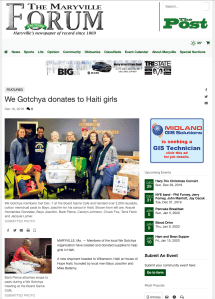 Maryville Forum We Gotchya article 