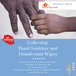 Covid-19 Product Drive for House of Hope Haiti